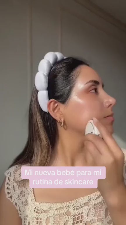 Masajeador facial de microcorriente